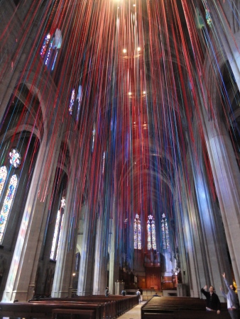 grace-cathedral-ribbon-installation
